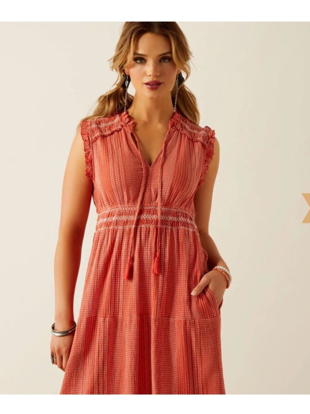 ARIAT WOMEN'S SUNSET STATE OF MIND DRESS - Picture 2 of 11